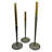 Cathyleen Tall Brass Floor Candle Holders – Set