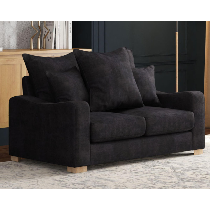 Theadford Two Seater, Scatter Back, Dark Mink