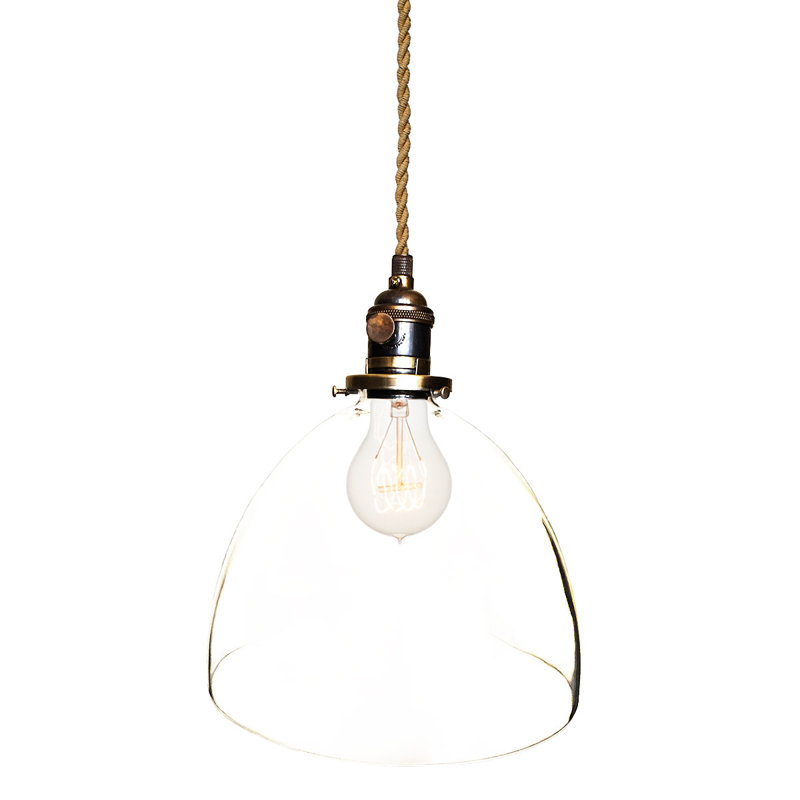 Architect 1 - Light Pendant, LED Bulb, Brass