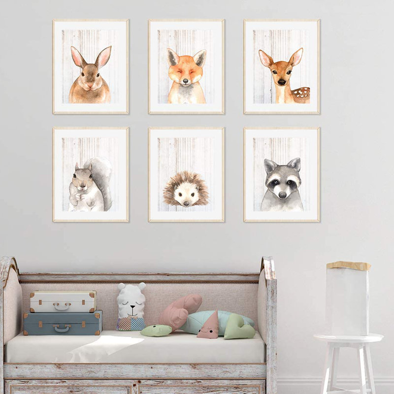 Crista Animals 6 - Piece Paper Print