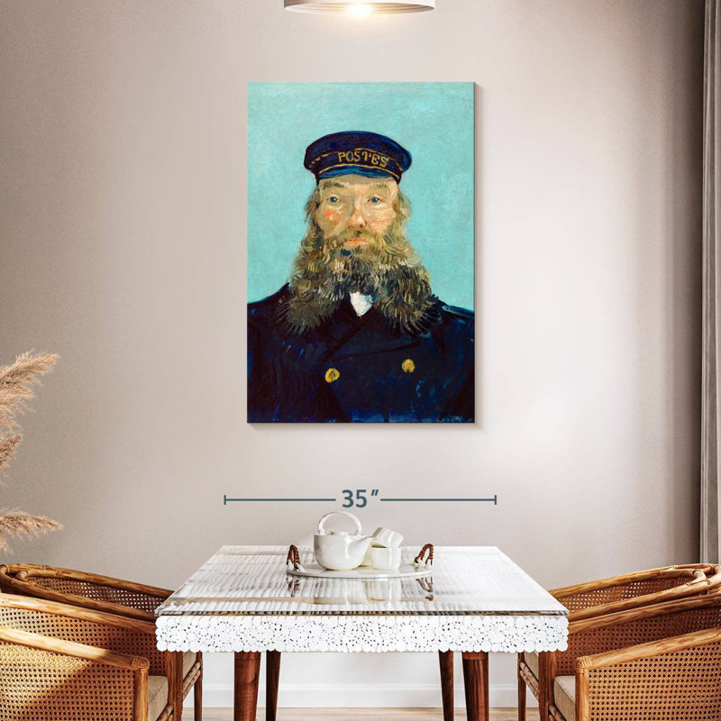 Portrait du facteur Roulin, H 45 po x l 30 po