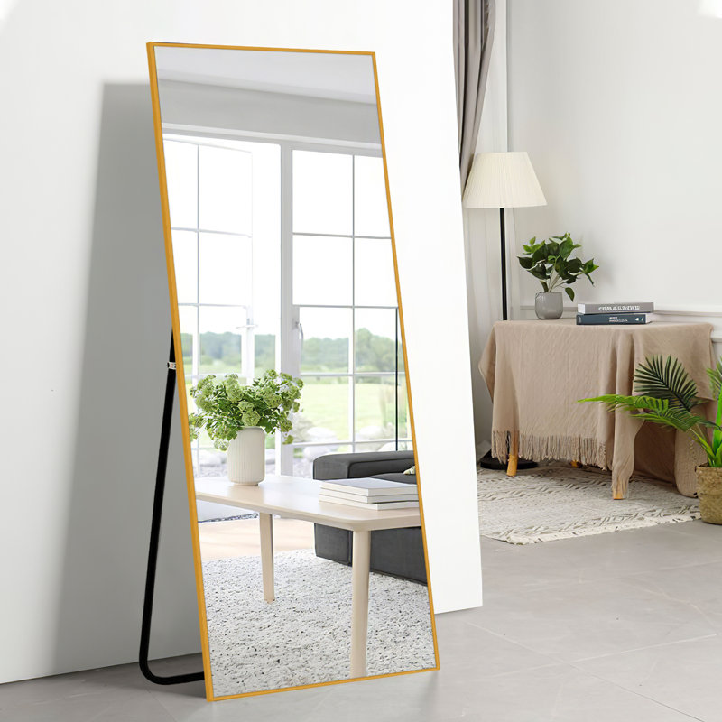 Miroir pleine grandeur Betzalel, Or, 43 po x 16 po