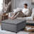 Cristba Living Room Ottoman Coffee Table Ottoman with 35 Inch Large Square Storage Ottoman Bench Lift Top-485431049