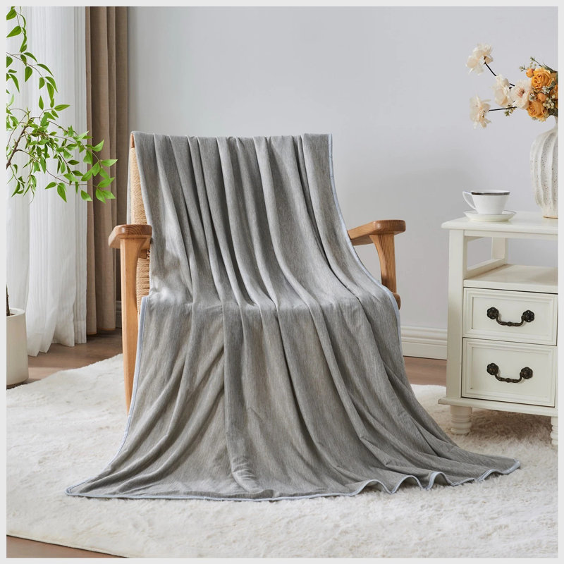 Standard Throw Blanket, Grey, 220cm x 200cm