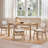  59'' Rectangular Dining Table for 6 People-2005807399