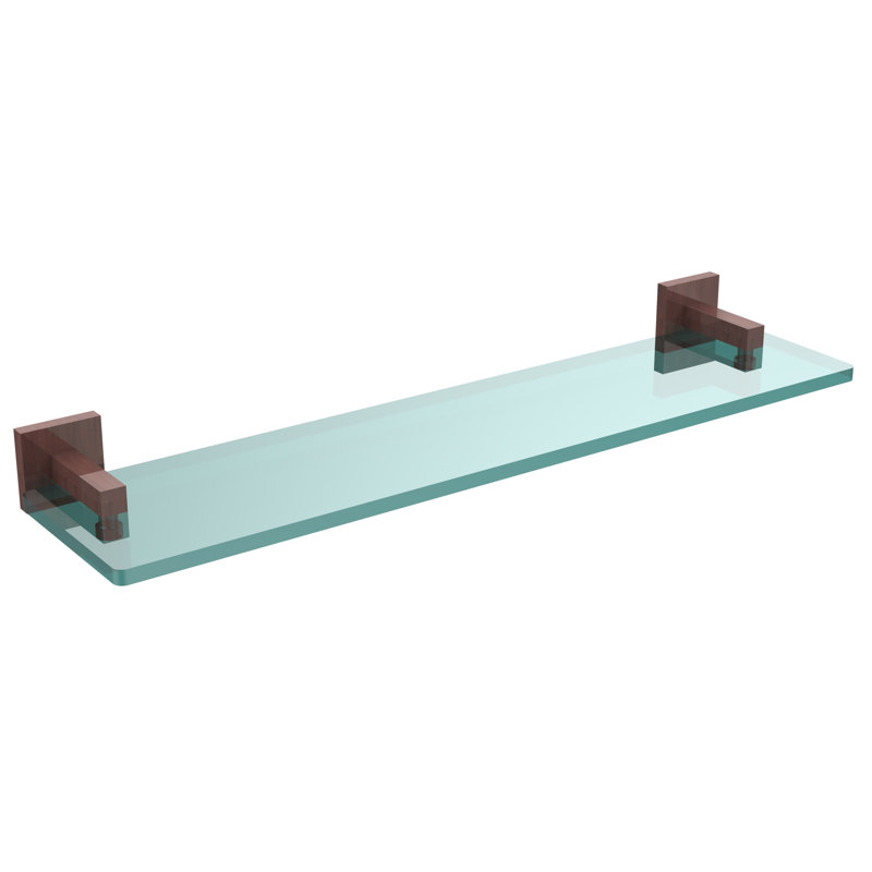 Haranu Bracket Shelf, Antique Copper, 16 Inch