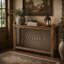 Console en bois massif, 49 x 16 x 34