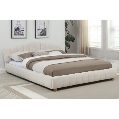 Lit plateforme tapissier Modern, base de lit à profil bas en bois moderne