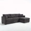 Canapé de rangement moderne avec port USB double-697859828