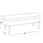 Banc contemporain en métal chromé et similicuir-1772373317