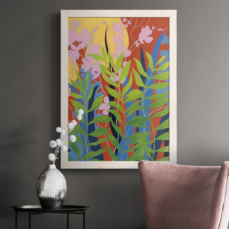 «Bold Bright & Wild II», impression sur toile encadrée, Blanc, H 37,5 po x l 27,5 po x P 1 po
