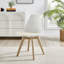 Chaise d'appoint rembourrée en faux cuir Stolm-699635336
