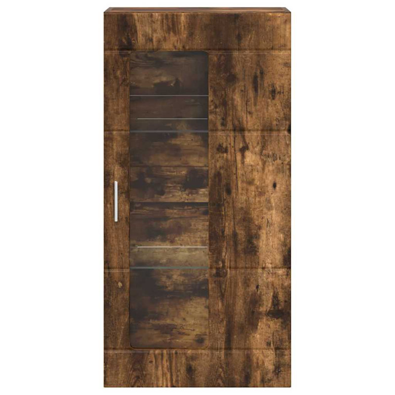 Rectangle Accent Cabinet, Smoked Oak