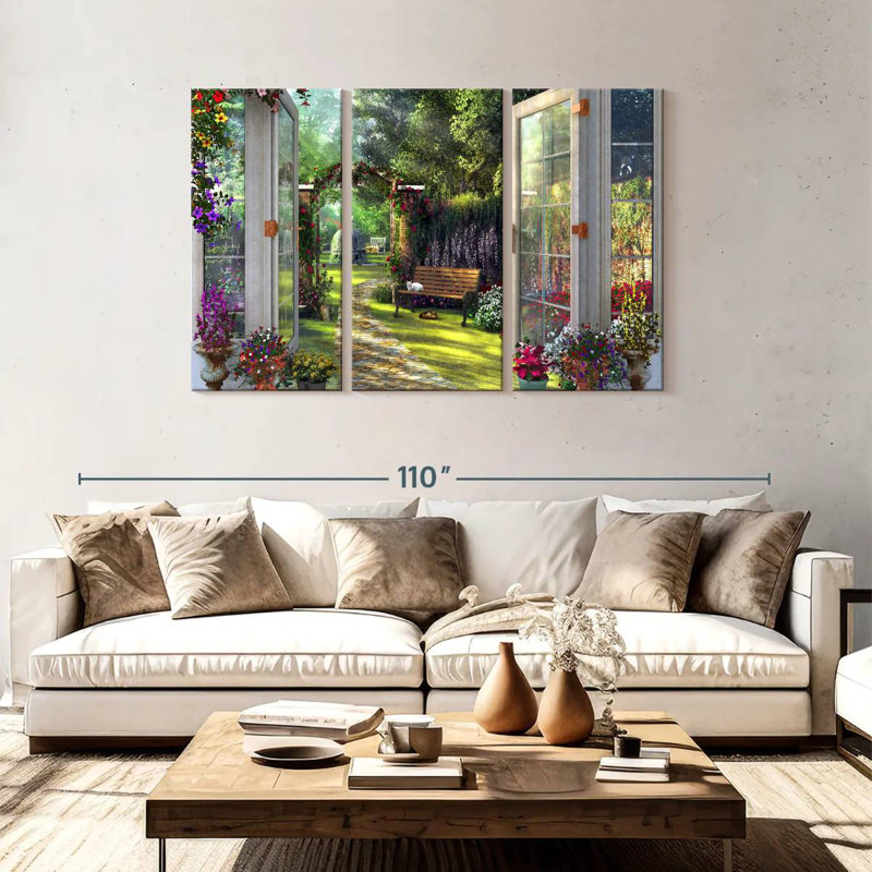 Senne Home Garden View, 48" H x 74" W