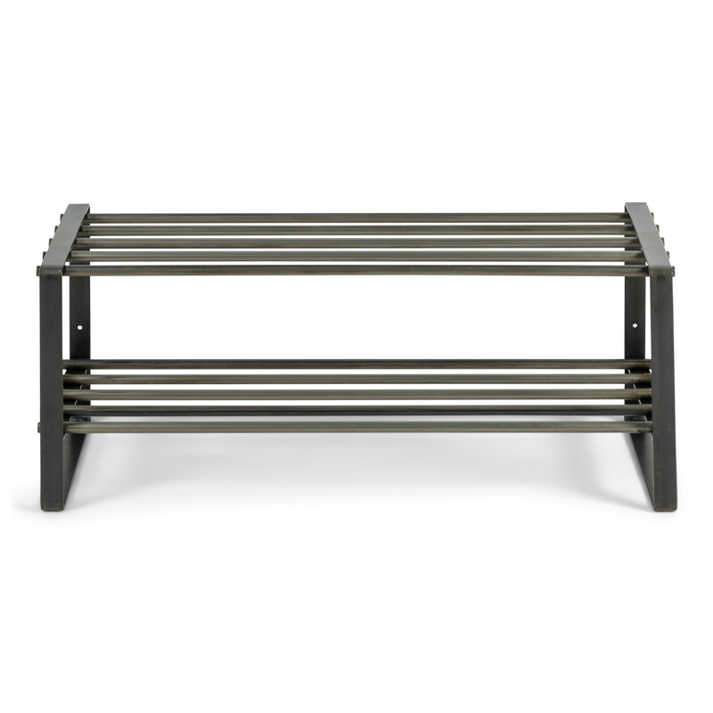 8 Pair Shoe Rack, Nickle