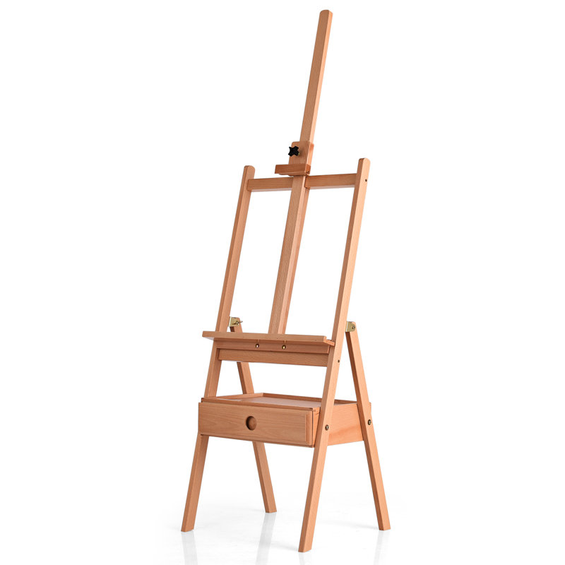 Inbox Zero Adjustable Wood H-Frame Easel
