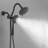 Single-Handle 8-Spray Dual Shower Faucet Set Trim Kit 1.8 GPM With Filtered Handheld Shower Head-108989389