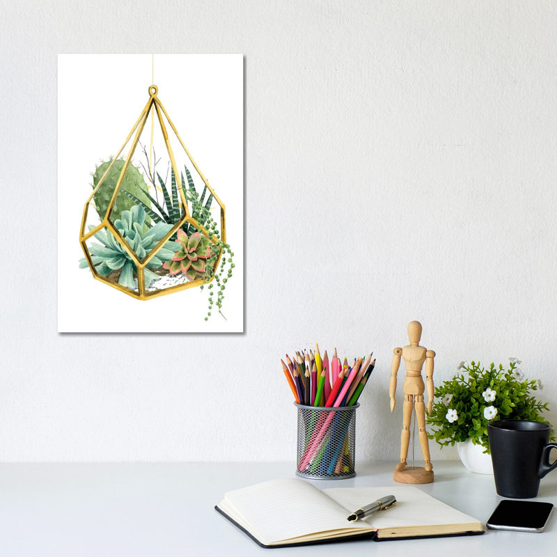 Wild Terrarium II by Grace Popp - Wrapped Canvas Print, 30.48cm H x 20.32cm W x 1.91cm D