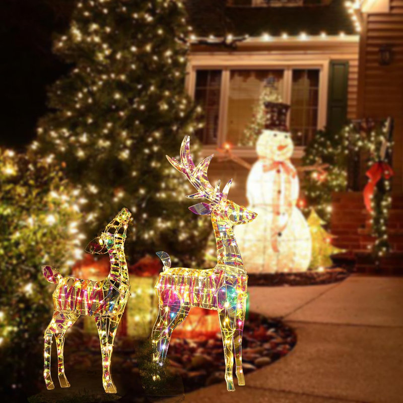 Renne de Noël lumineux