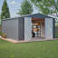 Remise de rangement extérieure avec structure de plancher renforcée
