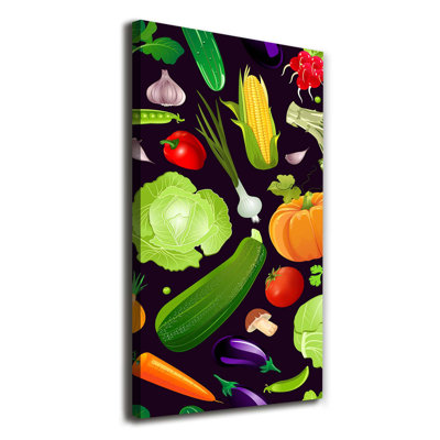 Vegetables - Wrapped Canvas Print
