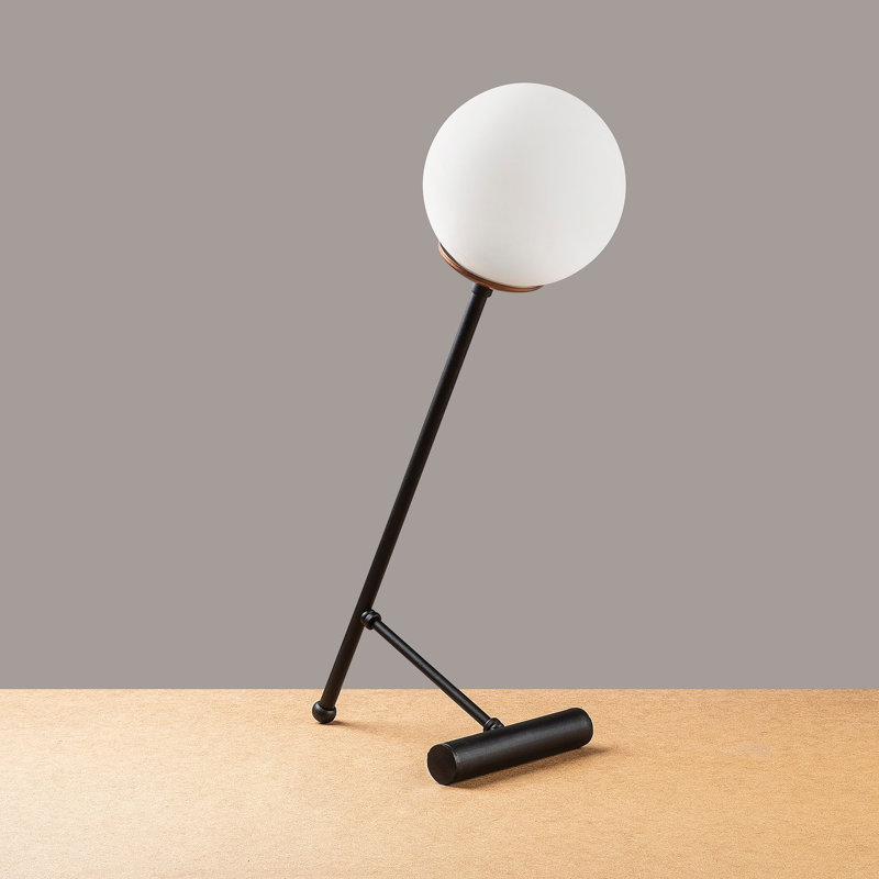 Lampe de table en métal, Noir