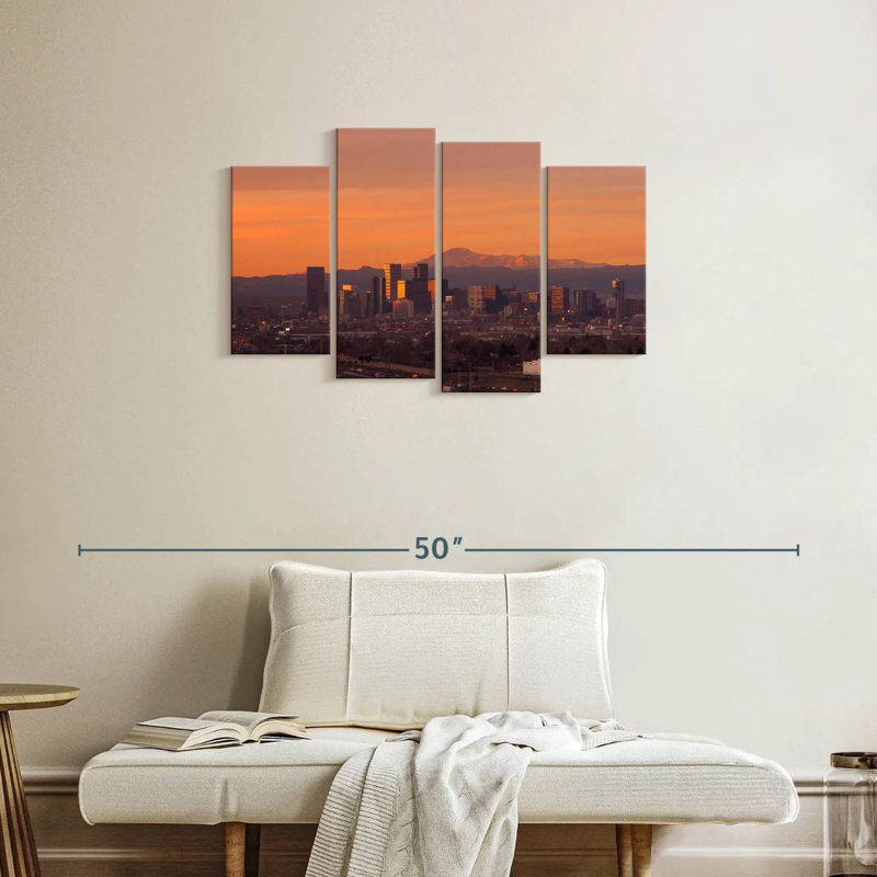 Coucher de soleil Sireci Denver, H 22 po x l 36 po