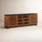 Liddel 85" Modern Media Console TV Stand with Slatted Doors