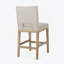 Ensemble de 2 tabourets de comptoir 27 pouces, tissu