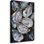 «Iridescent Oyster Shell Impasto», peinture à l'huile sur toile tendue, prête à être suspendue
