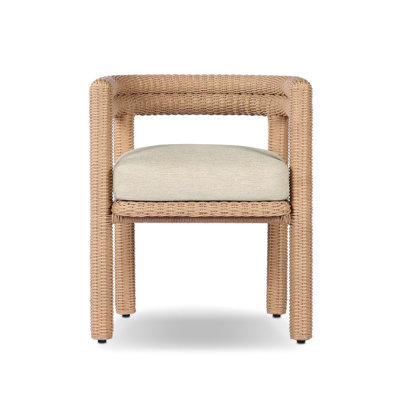 Lulu Outdoor Dining Chair-Fine Textured Natural