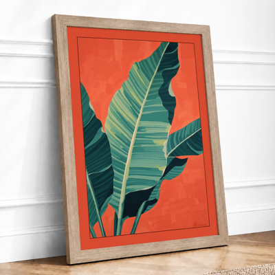 Tropical Leaves Rising Botanical - Print