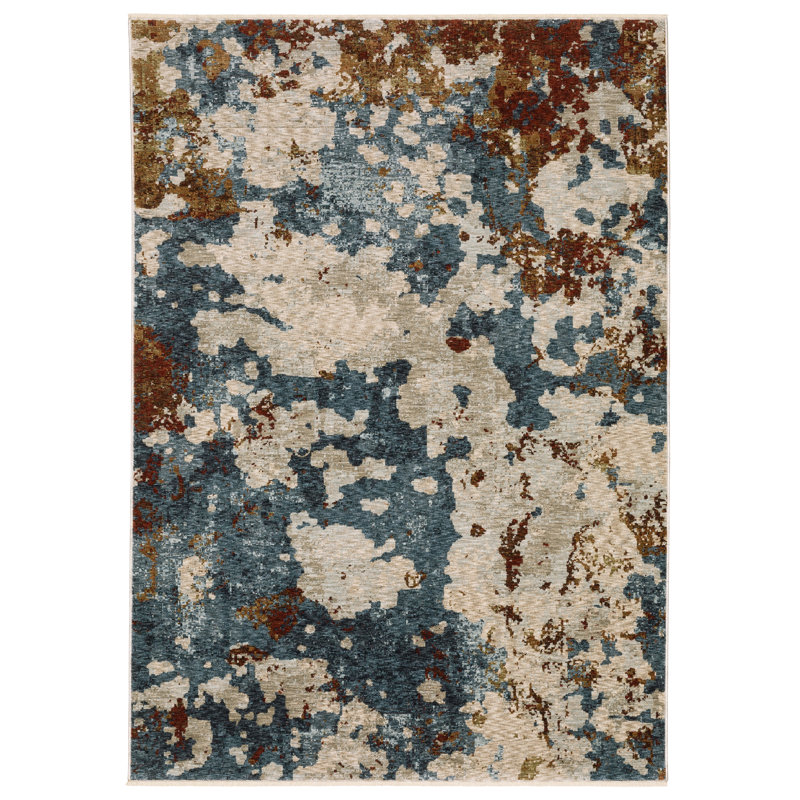 Tahli Abstract Indoor Rug, Rectangle 9'10" x 12'10"