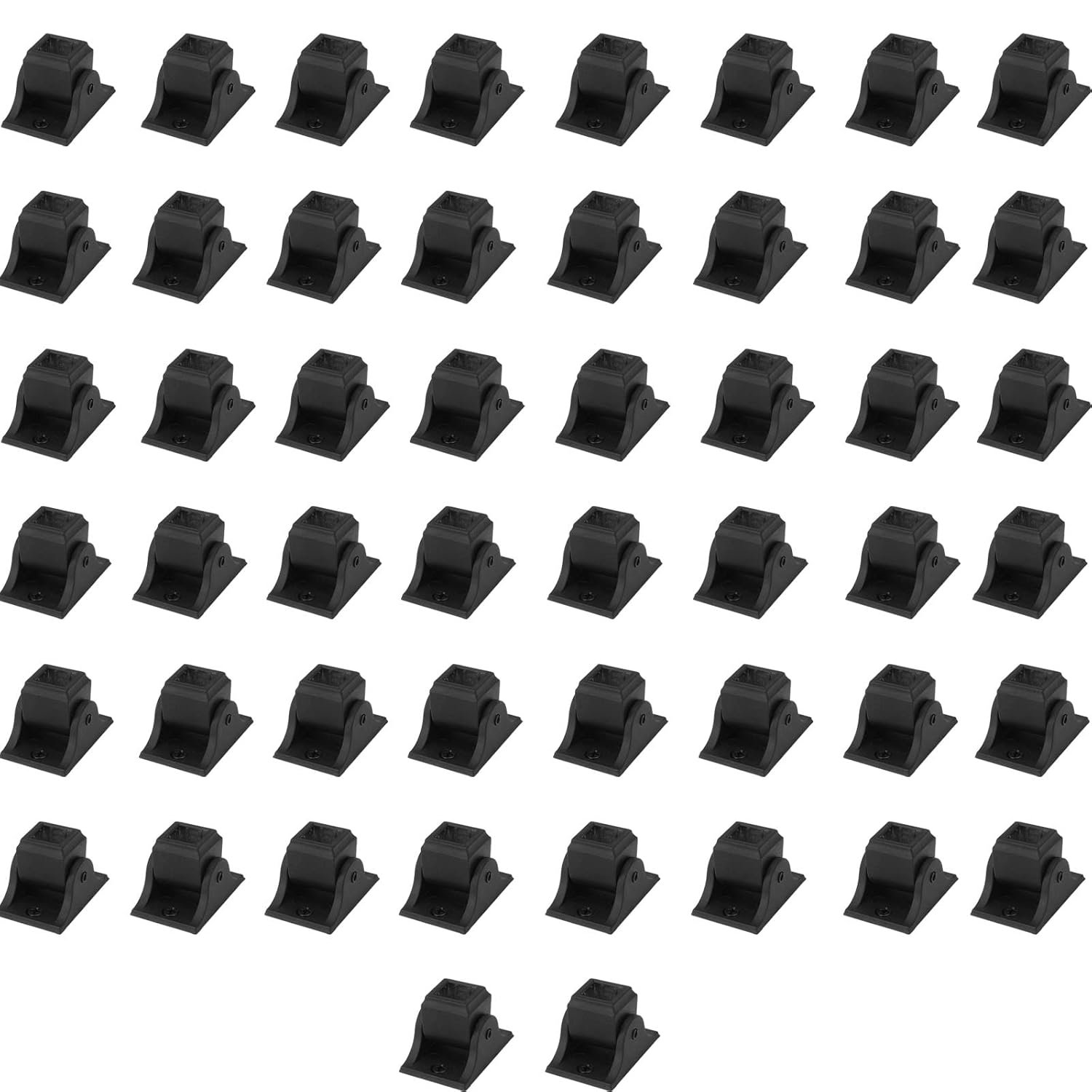 Lot de 10 chaussures plates rondes en fer pour balustres