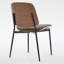 Ensemble de chaises en similicuir rétro Mid-Century-1047901671