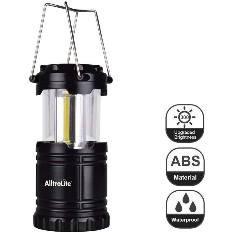 7.5'' Battery Powered Integrated LED Outdoor Lantern