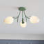 Plafonnier semi-encastré 3 lumières G9
