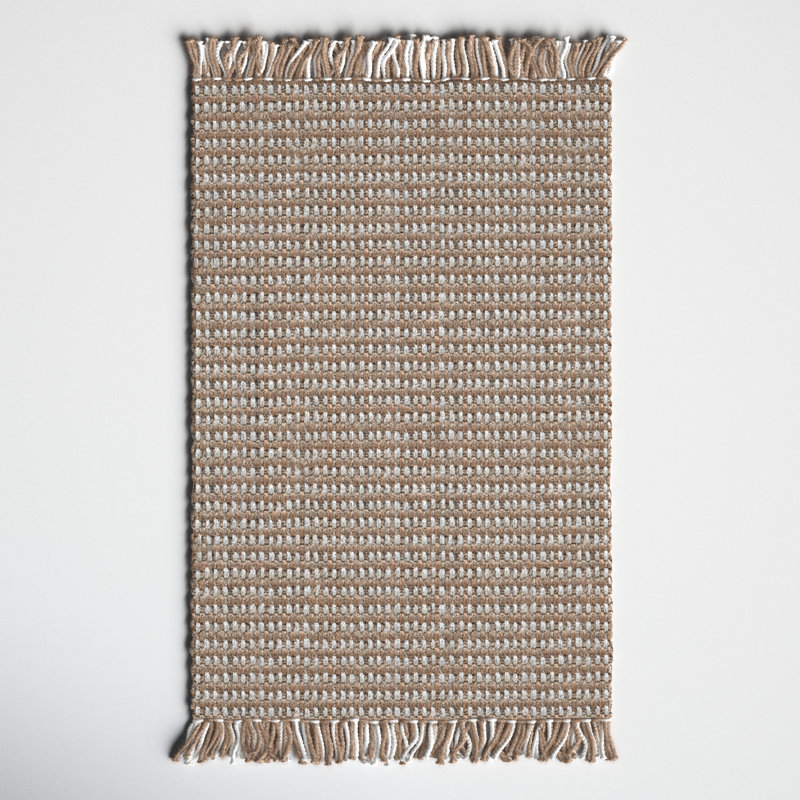 Alastor Ivory/Tan Area Rug, Rectangle 5' x 8'