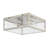 Bechtold Farmhouse Industrial Square Iron/Glass Case LED Flush Mount-2017698227-2066472388