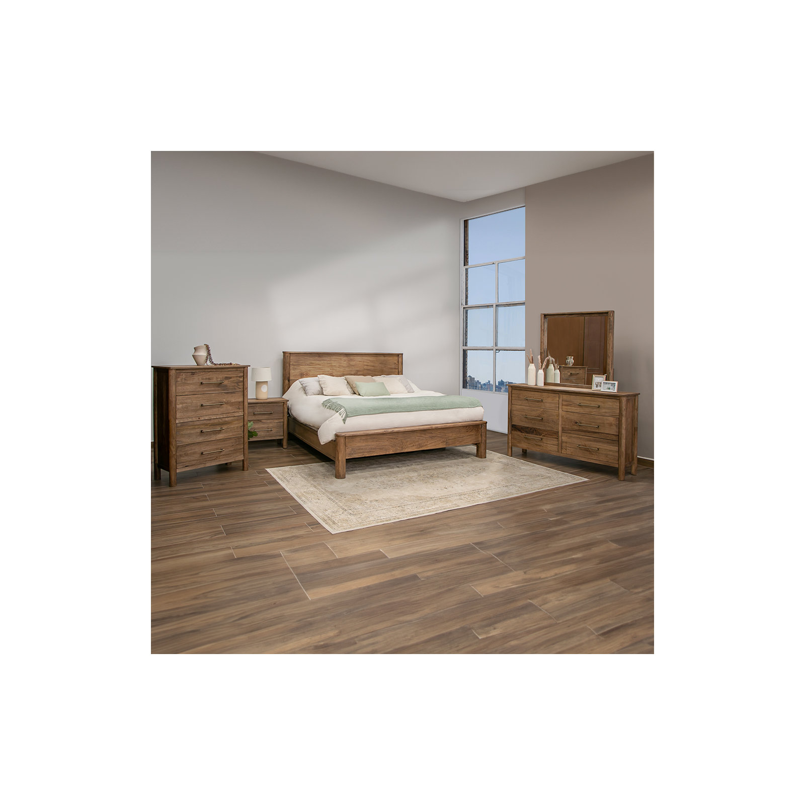 Quinn 6 - Drawer Double Dresser