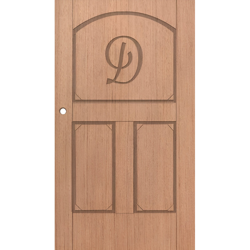 Porte standard en bois massif 80 po, 24 po x 80 po, À droite