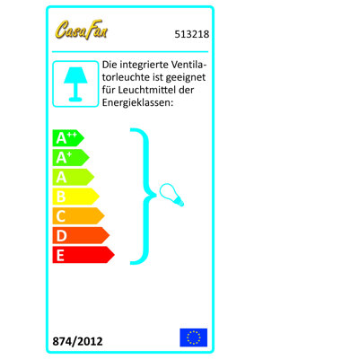 132cm 5-Blade Ceiling Fan