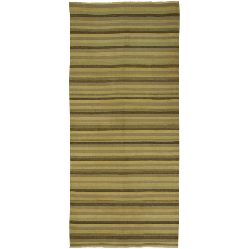 Tapis turc rétro de taille galerie Kilim