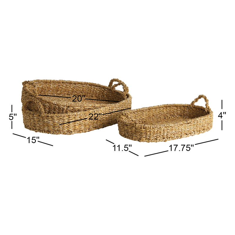 Seagrass Decorative Tray