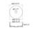 15" Circular Bathroom Sink Vessel Sink-122534017
