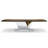 Evandros Walnut Metal Base Dining Table-105792677