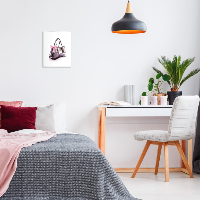 Sac à main de luxe avec plaque murale ruban, design par Stella Chang