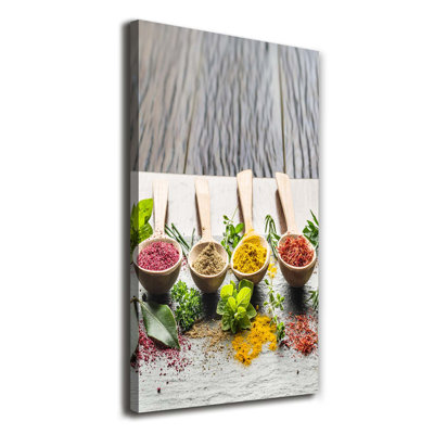 Spices - Wrapped Canvas Print