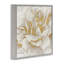 Art doré et giclée encadrée de fleurs dorées et blanches par Elizabeth Medley-506697492-518524395