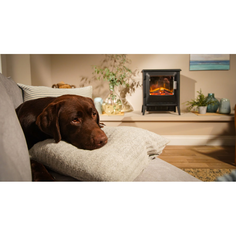 Dimplex Lucia Optiflame Electric Stove, Modern Freestanding Electric Fireplace,  51cm W